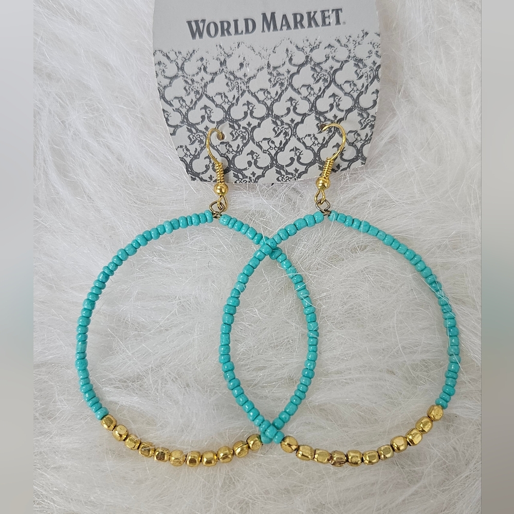 3 Pairs Boho Beaded Earrings - Picture 3 of 4